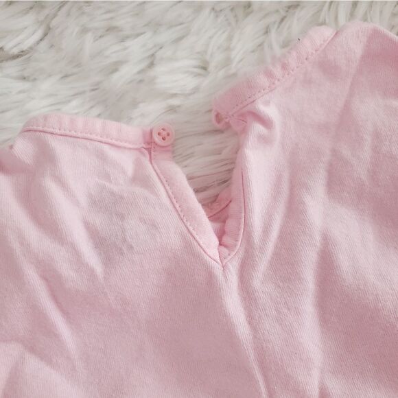 Carter's Baby Girl's Size 6M Pink Tutu Shirt with Gray Rabbit Pants - Picture 6 of 7